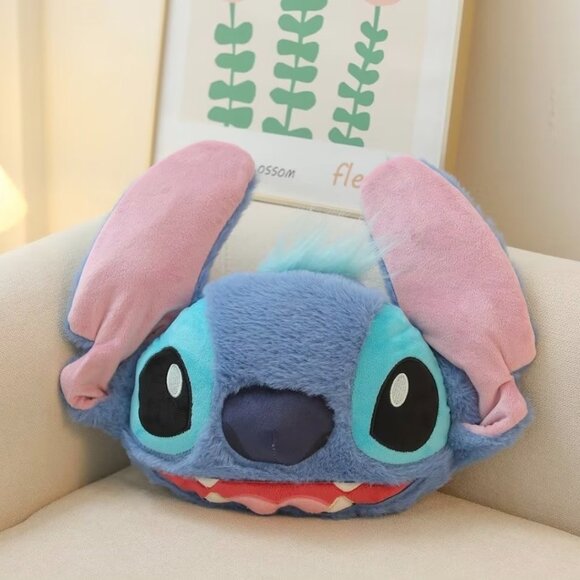LAST DAY CLOSE SHOP DISNEY Stitch Plush Pillow and Blanket Set/ Lilo & Stitch - Picture 2 of 5